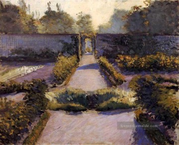  garten - Die Küche Garten Yerres Landschaft Gustave Caillebotte